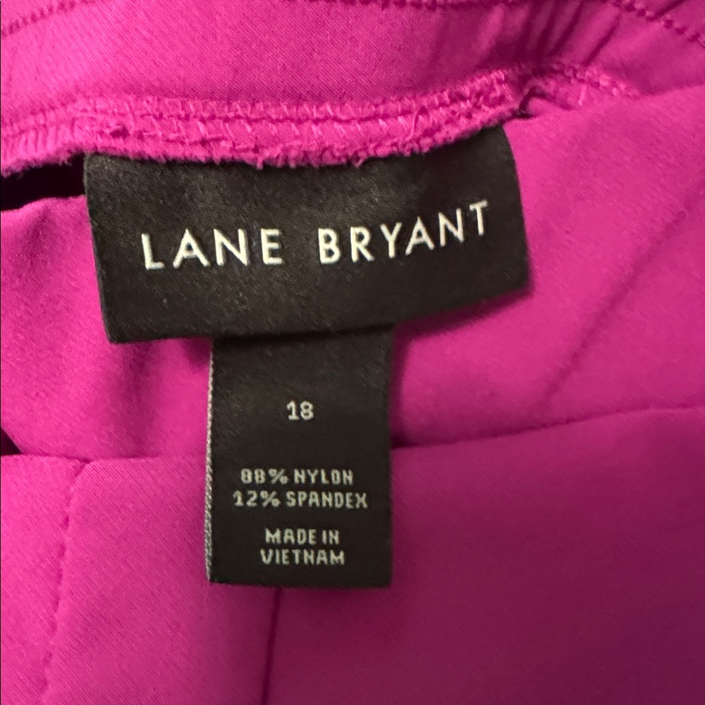 Lane Bryant Fuchsia Pants - Picture 2 of 4